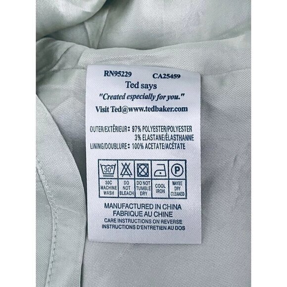 Ted Baker London Dragonfly Mini Skirt Women's Sz 2‎ Designer Preppy Party NWT - Picture 13 of 14